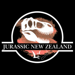 Jurassic New Zealand Tee - Black Design