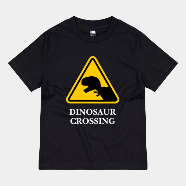 Dinosaur Crossing - KIDS TEE Thumbnail